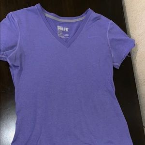 Purple Nike Dri-Fit T shirt